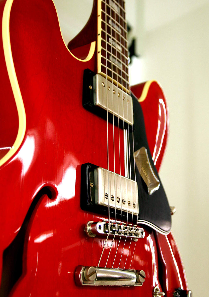 KAISH Chrome Guitar Roller Saddle Bridge Tune-O-Matic Bridge For Epiphone Les Paul,SG,Dot,Bigsby Guitar with M8 Threaded Posts