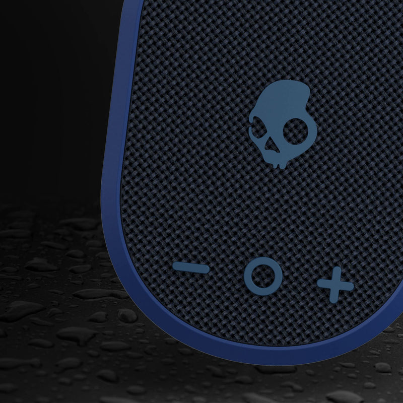 Skullcandy Kilo Wireless Bluetooth Speaker - IPX7 Waterproof Mini Bluetooth Speaker with 24 Hour Battery, Downward Firing Passive Radiator, and True Wireless Pairing - Perfect for Outdoor (Navy) Navy