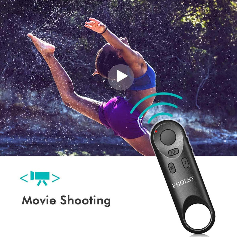 [AUSTRALIA] - PHOLSY BR-E1 Bluetooth Camera Wireless Remote Control Compatible with Canon R3, R, R5 C, R6, RP, 90D, 200D, 200D-II, 250D, 6D-II, 77D, 800D, 850D, M6-II, M50, M50-II, M200, G5X-II, G7X-III, SX70HS 