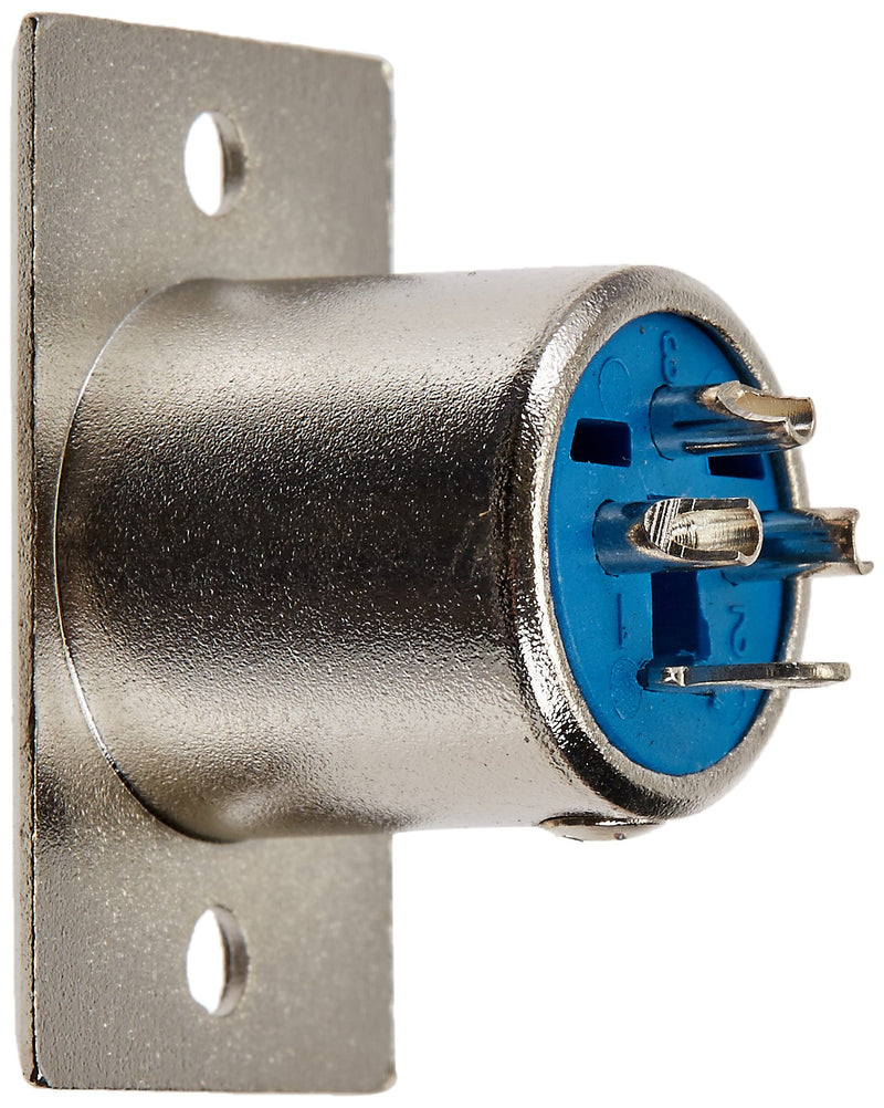 Seismic Audio SAPT258 XLR Male Nickel Plated Panel Mount Connector