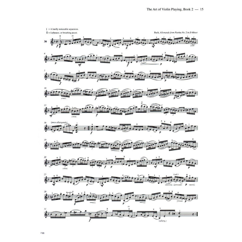 Carl Fischer Flesch - The Art of Violin Playing Book 2