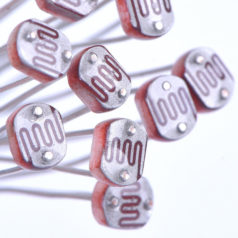 eBoot 30 Pieces Photoresistor Photo Light Sensitive Resistor Light Dependent Resistor 5 mm GM5539 5539