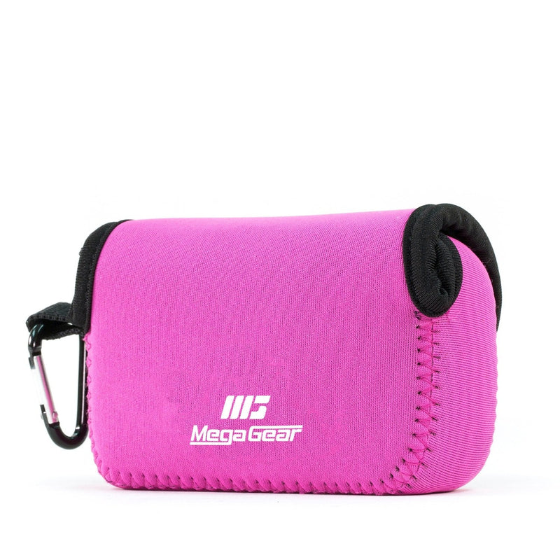 MegaGear MG1248 Canon PowerShot SX740 HS, SX730 HS, SX720 HS, SX710 HS, G16, G15 Ultra Light Neoprene Camera Case - Hot Pink