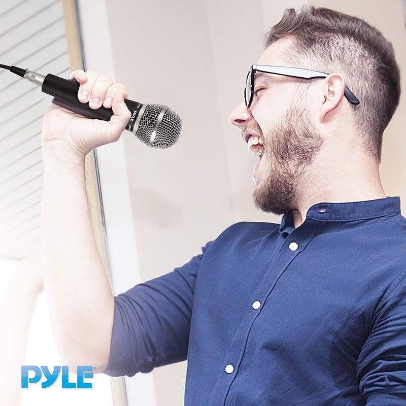 [AUSTRALIA] - Pyle-Pro Includes 15ft XLR Cable to 1/4'' Audio Connection, Connector, Black, 10.10in. x 5.00in. x 3.30in. (PDMIC58) Mic 
