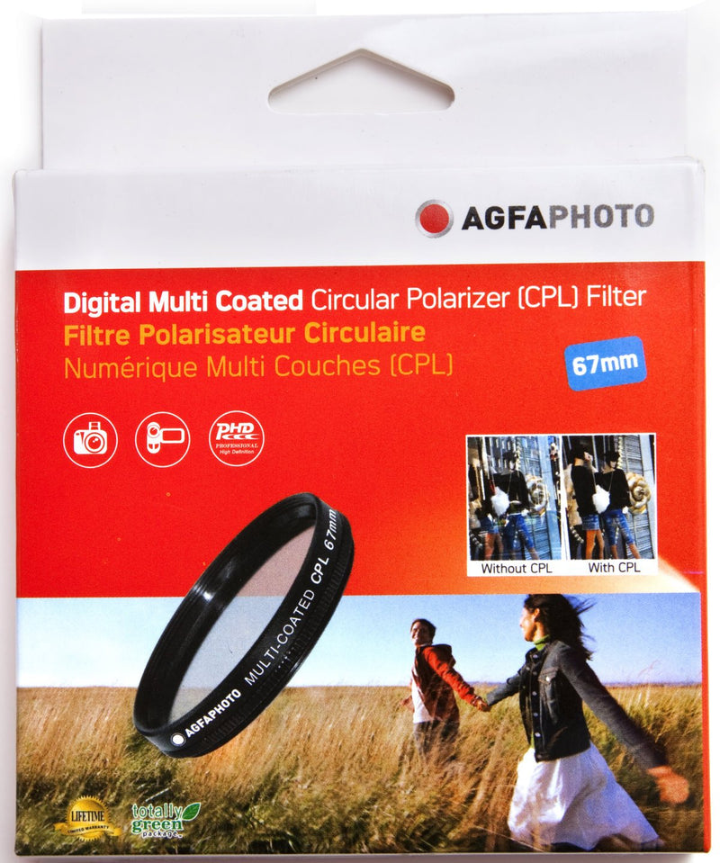 [AUSTRALIA] - AGFA 67mm Multi-Coated Circular Polarizing (CPL) Filter 