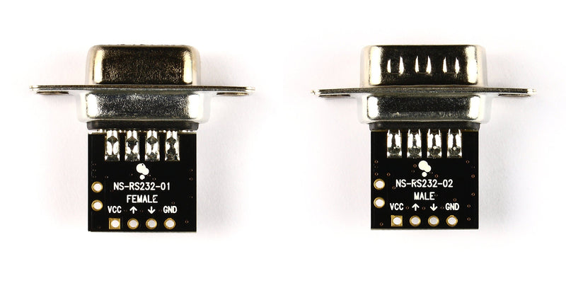 Female & Male Combo - Ultra Compact RS232 to TTL Converter Female & Male Combo (DB9 Connector, 3.3V to 5V)