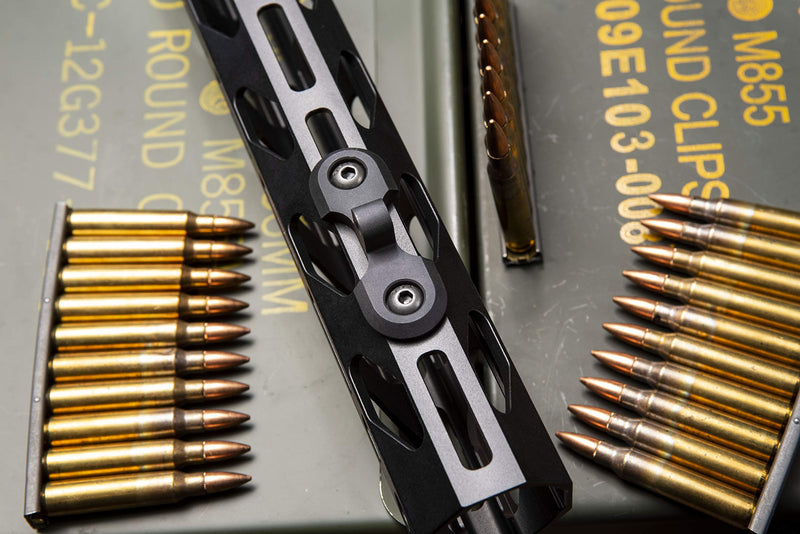 [AUSTRALIA] - STNGR USA M-Lok Bipod Adapter Mount - Proudly Made in USA - Includes 2 T-Nuts & 2 Screws 