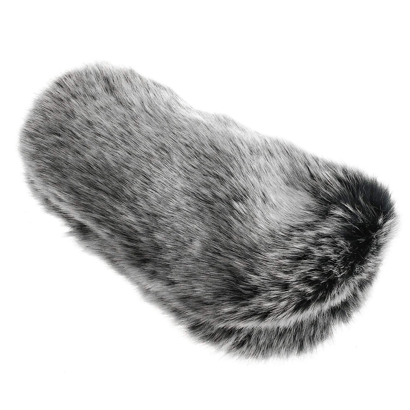 YOUSHARES Microphone Furry Windscreen - Outdoor Wind Cover Muff Mic Wind Shield Fur Pop Filter as Foam Cover Compatible with Rode VideoMic Pro+ Microphone Fur Windscreen
