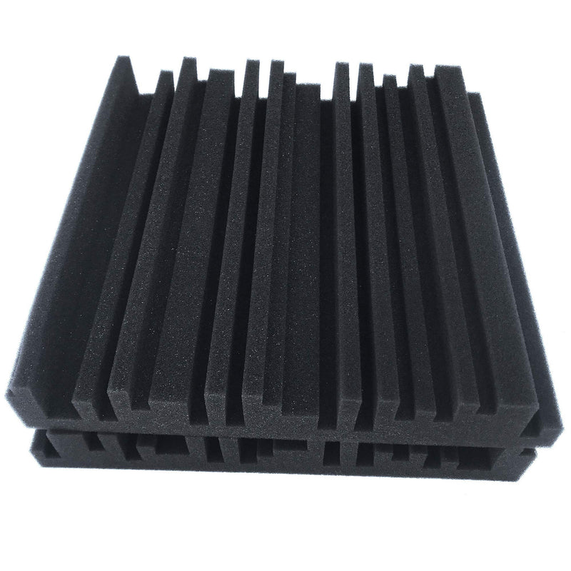 [AUSTRALIA] - 12 Pack Acoustic Foam Panels 2" X 12" X 12" Acoustic Foam Panels, Studio Wedge Tiles, Sound Panels wedges Soundproof Sound Insulation Absorbing 