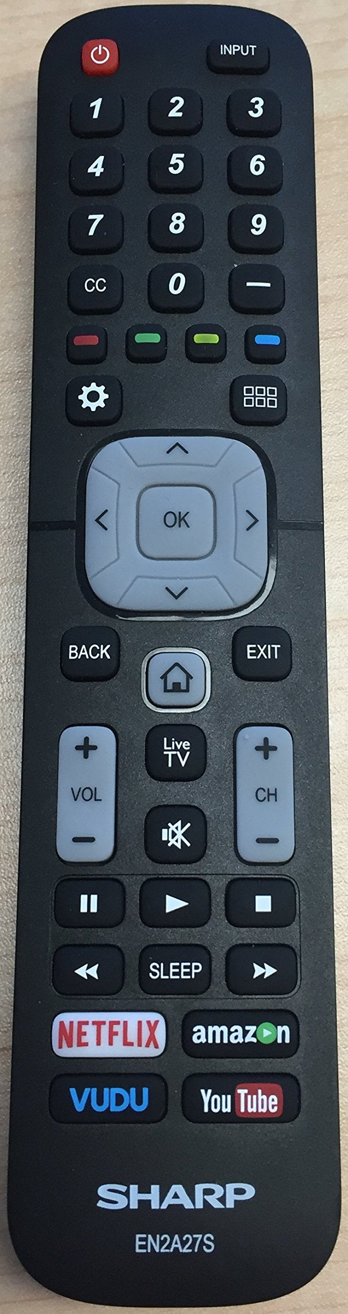 New USARMT EN2A27S Ver. 1 Remote for Sharp N7000U Series 4K Smart TV Models Sharp LC43N7000U LC50N7000U LC55N7000U LC60N7000U LC65N7000U