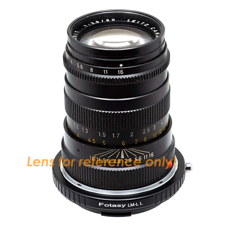 Fotasy Leica M Lens to Leica L Adapter, Leica M Leica T Adapter, Leica M Leica SL Adapter, Leica M Panasonic S, Leica M Sigma L, fits Leica SL TL2 TL Leica T & Panasonic Lumix S1 S1H S1R, Sigma fp (LLLM) Leica M - Leica L