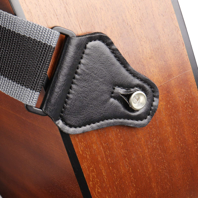Mr.Power Guitar Strap with 3 Pick Holders for Electric/Acoustic Guitar (Nylon Strap) Nylon Strap