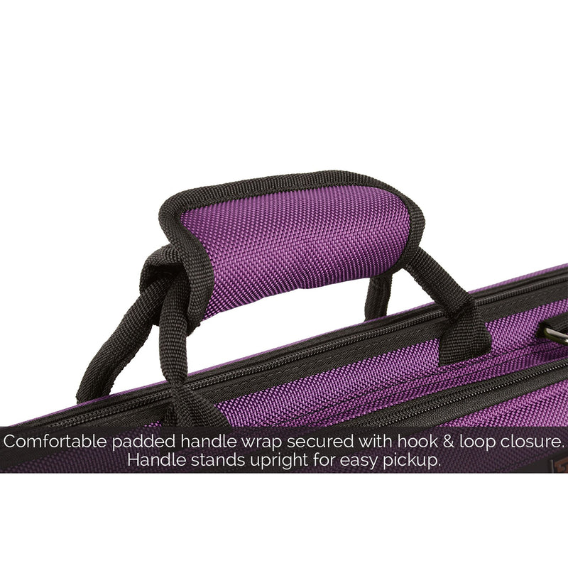 Protec PB308PR Flute Slimline PRO PAC Case, Purple