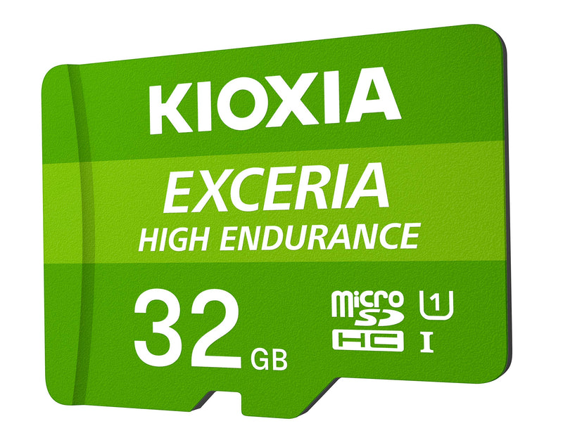 Kioxia 32GB microSD Exceria High Endurance Flash Memory Card U1 V30 C10 A1 Read 100MB/s Write 30MB/s LMHE1G032GG2