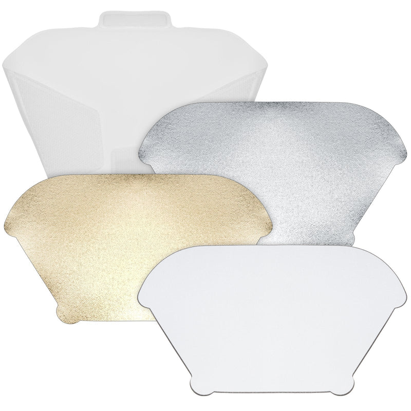[AUSTRALIA] - Precision Design Universal Flash Diffuser Bouncer with Interchangeable White/Gold/Silver Inserts Plus Diffusion Screen 
