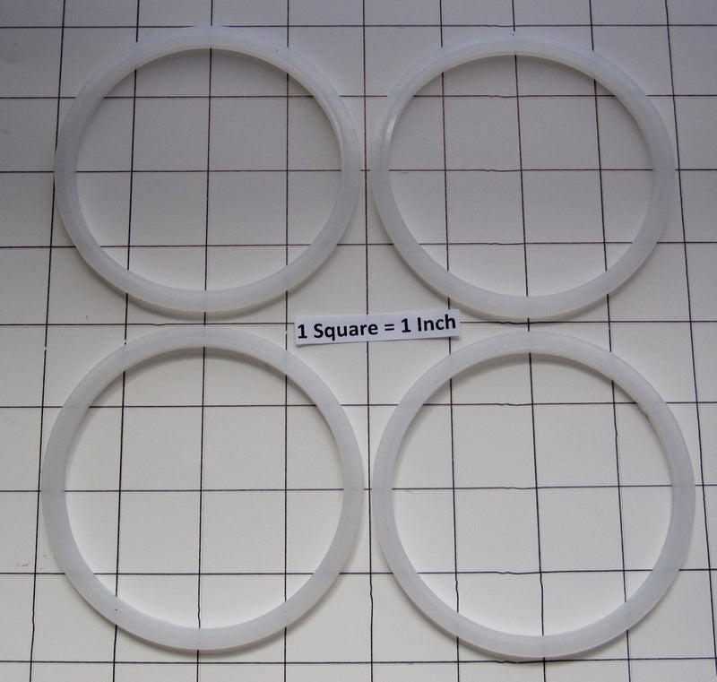 Replacement Gasket Compatible With Nutri Bullet 4 Pack after Market Part (White)