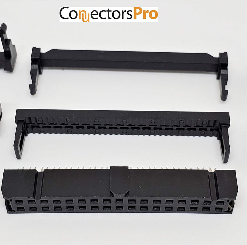[AUSTRALIA] - Pc Accessories - Connectors Pro 25-Pack 2X17 34 Pins 2.54mm 0.1" Pitch Dual Row IDC Socket for Standard Flat Ribbon Cable, 34P FC Female Connector 