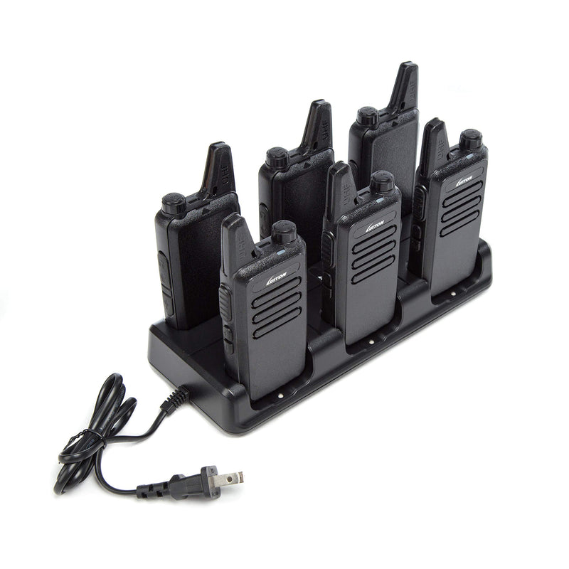 Six Way Gang Charger Compatiable with LUITON LT-316 TD-M8 RT22 Zastone X6 D-C1 ZS-B1