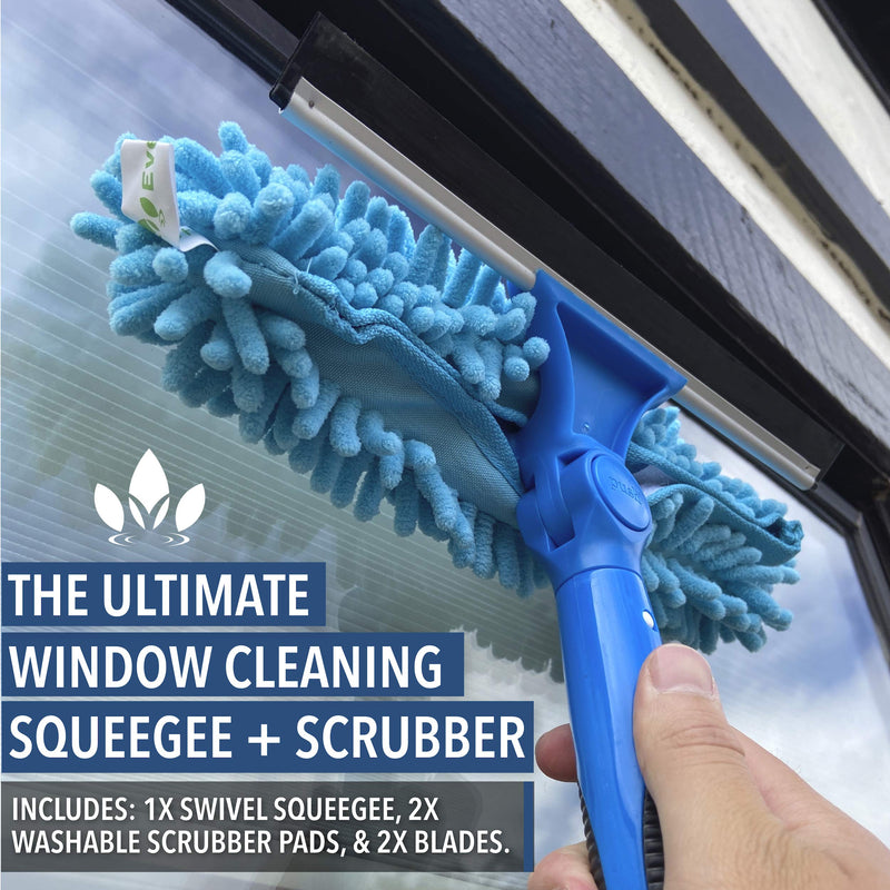 EVERSPROUT Swivel Squeegee with Extension Pole (Attachment Only - No Pole) Attachment Only - No Pole