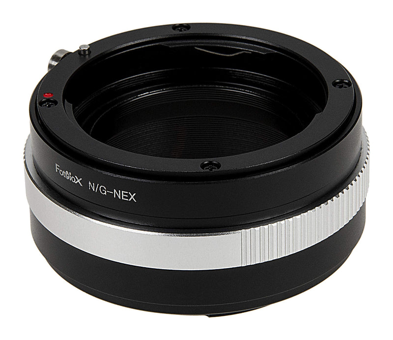 Fotodiox Lens Mount Adapter - Nikon Nikkor F Mount G-Type D/SLR Lens to Sony Alpha E-Mount Mirrorless Camera Body Nikon F G-Type Standard