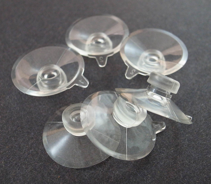 6 Pcs.Clear Suction Cups for Beltronics, Escort and Cobra Radar Detectors