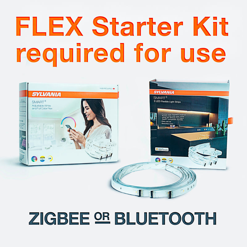 [AUSTRALIA] - SYLVANIA SMART+ Indoor Flexible Lightstrip Connector Kit for Bluetooth and ZigBee SMART+ Indoor Full Color Flex Strips 