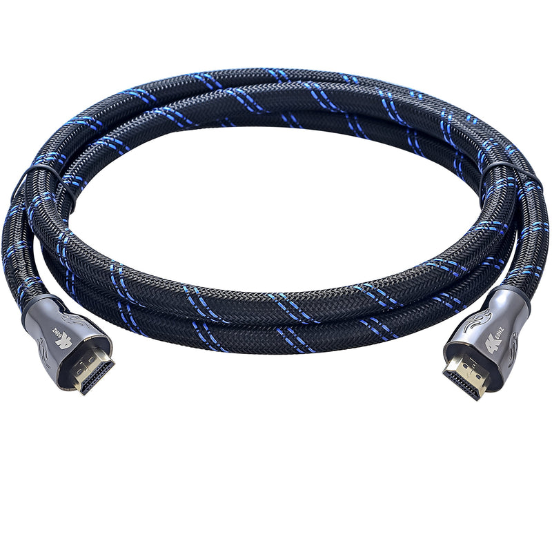 UFO Parts HDMI Cable 3ft/1m BUSUQ HDMI 26AWG with Ethernet, CL3-1.3V-1.4V-2.0V 4K 3D HDMI 3ft Blue