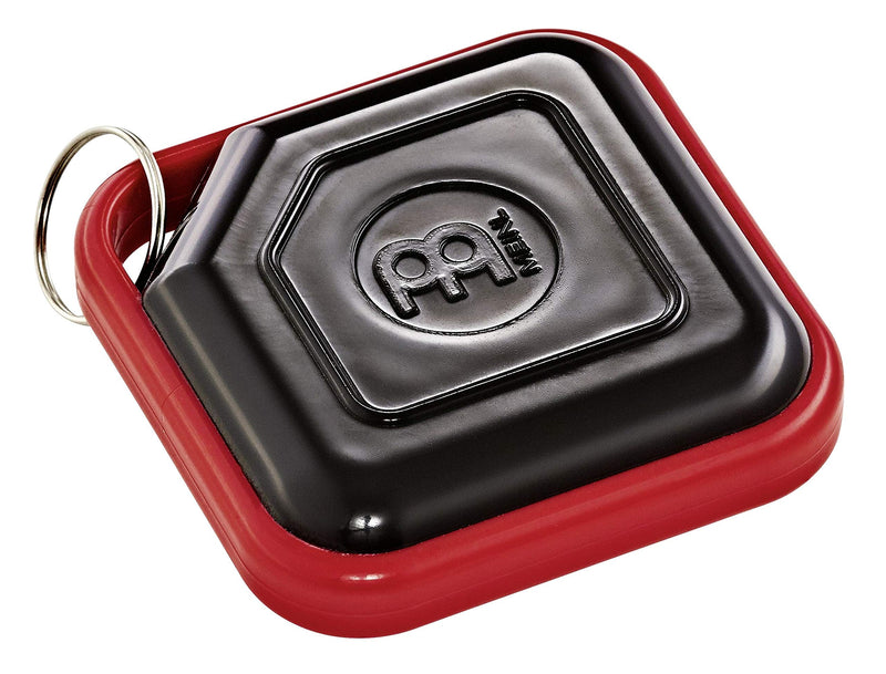 Meinl Percussion Strudy ABS Plastic, Made in China-Perfect for Jam Sessions and Acoustic Shows, Key Ring Shaker, Black/Red (KRS-BK)