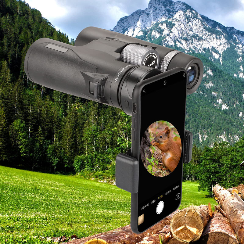 Universal Phone Adapter Mount-Phone Clip Compatible with Binoculars Monocular Spotting Scope Telescope Microscope-Fit Kinds of Smartphone-Capture and Record The Discoveries