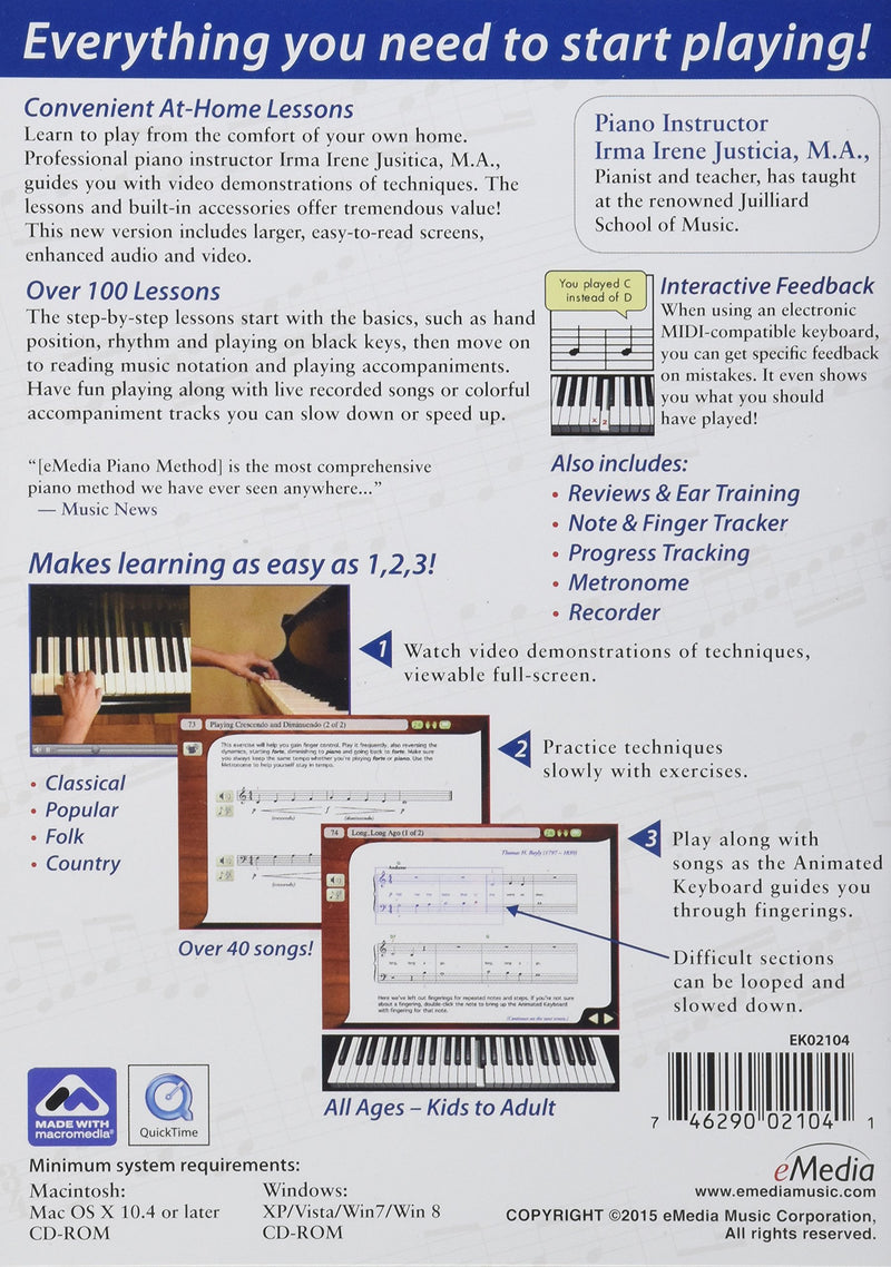 eMedia Piano and Keyboard Basics v3