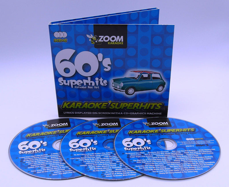 Zoom Karaoke - Sixties Superhits Box Set - Triple CD+G Set