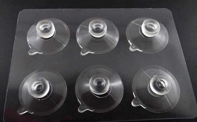 6 Pcs.Clear Suction Cups for Beltronics, Escort and Cobra Radar Detectors