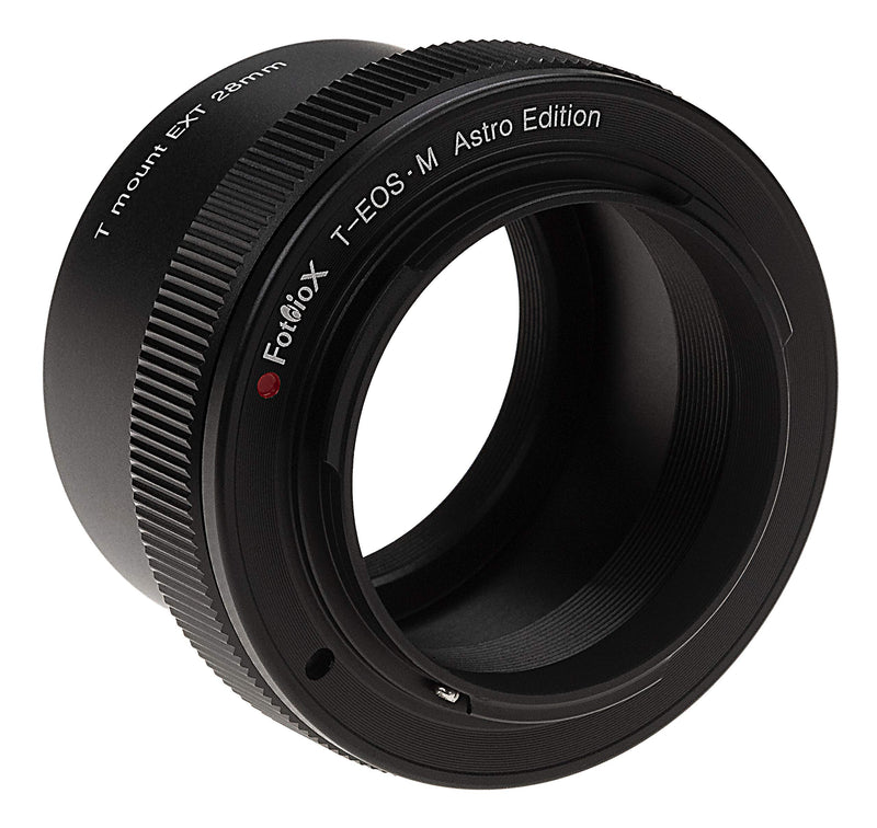 Fotodiox Lens Adapter Astro Edition - Compatible with T-Mount (T/T-2) Screw Mount Telescopes to Canon EOS M (EF-M) Mount Cameras for Astronomy