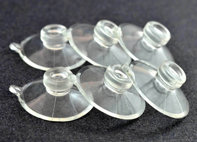 6 Pcs.Clear Suction Cups for Beltronics, Escort and Cobra Radar Detectors