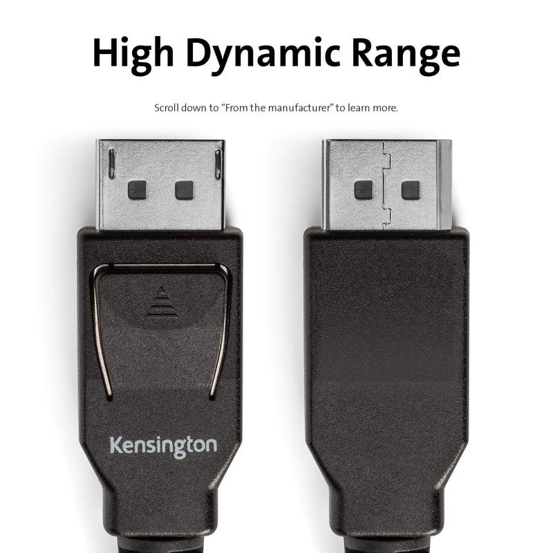 Kensington DisplayPort 1.4 to DisplayPort 1.4 Cable, 6ft (K33021WW)