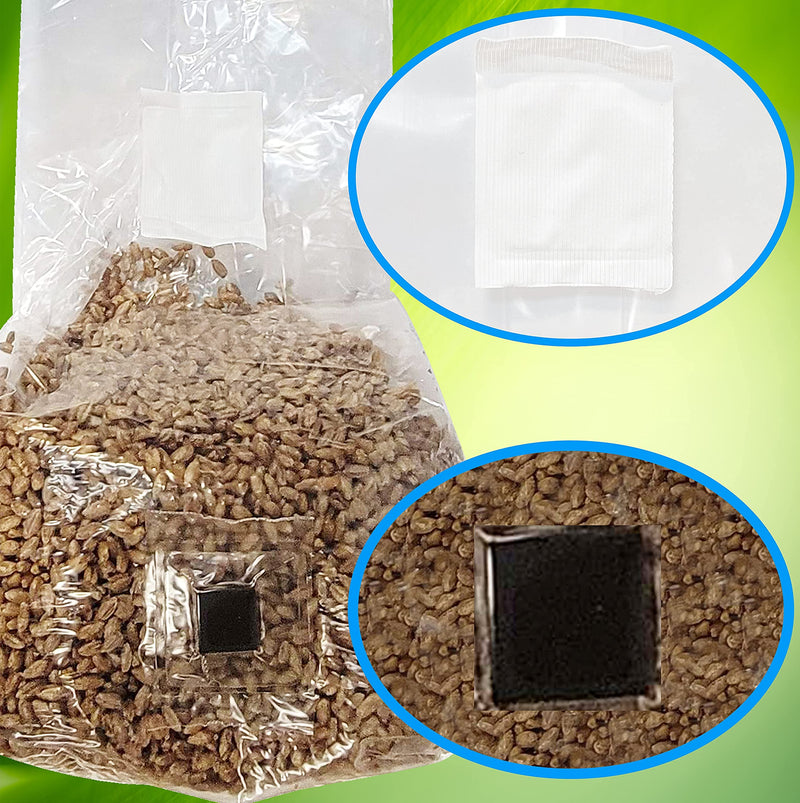 [AUSTRALIA] - Mushroom Grow Bags with Self Healing Injection Port - 20 Bags - Evviva Sciences - 0.2 Micron Patch - Thick 3mm Polypropylene - Autoclavable, Durable, & Tear Resistant 