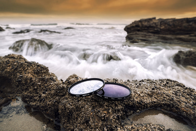 Hoya NXT Plus 49mm 10-Layer HMC Multi-Coated Circular Polarizer Lens Filter, Low-Profile Aluminum Frame
