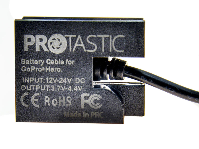 PROtastic Battery Eliminator 12V - 24V Car/Bike/Vehicle Power Cable for Gopro Hero3 and Hero3+ Action Cameras