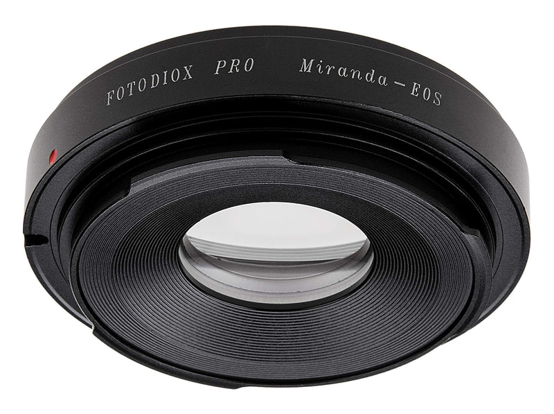 Fotodiox Pro Lens Mount Adapter, for Miranda (MIR) Lens to Canon EOS EF Mount DSLR Camera Body Single