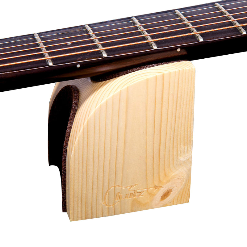 Guitar Neck Rest Cradle Cube String Instrument Neck Support Neck Pillow String Instrument Neck Support Guitar Luthier Tool Made of Raw Pine Wood
