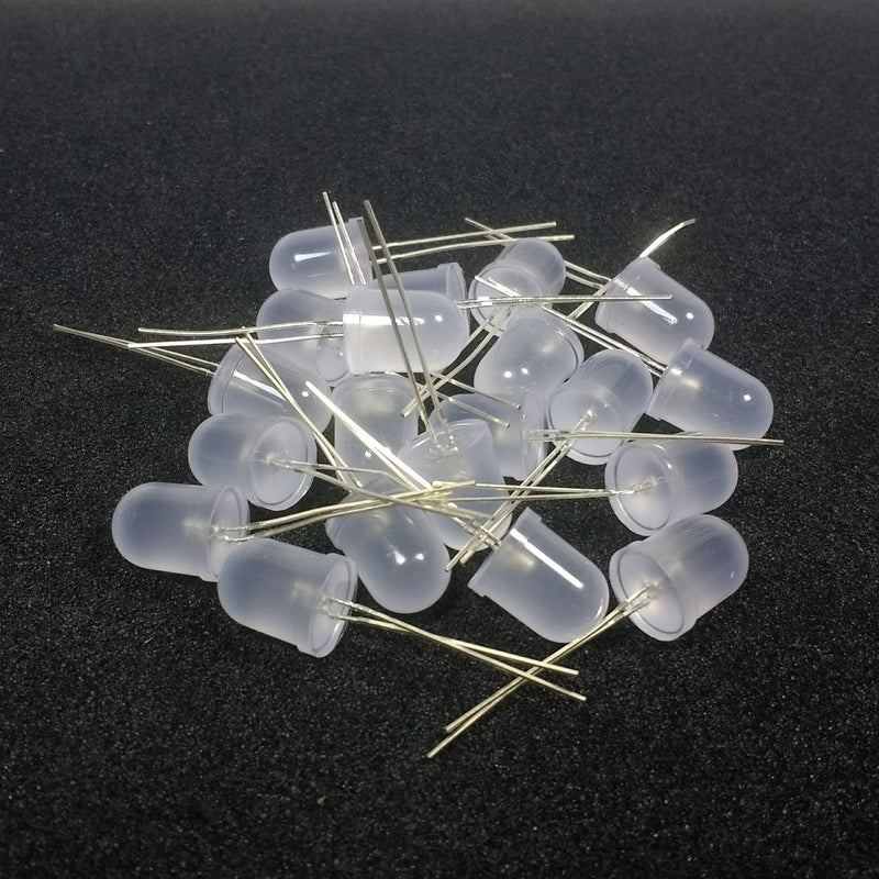 Diffused White 10mm LED (20 pack)