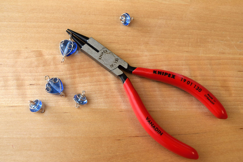 KNIPEX Tools - Round Nose Pliers, Jeweler's Pliers (1901130)