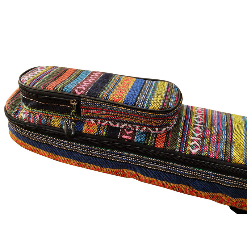 MUSIC FIRST Original Design 0.65" (16mm) Thick Padded Country Style 5-string Banjo Case, Banjo Gig Bag (Fit for Overall Length 38 inch / 96~97cm Full Size Banjo). NEW ARRIVAL!