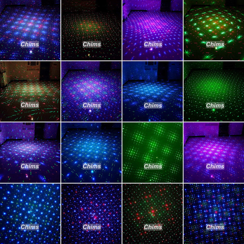 [AUSTRALIA] - Mini Laser Lights, Chims RGB Star Points Laser Show DJ Party Home Disco Light Portable Cordless USB Rechargeable Music Activated Stage Laser Light for Car Holiday Home School Disco Birthday Gift 