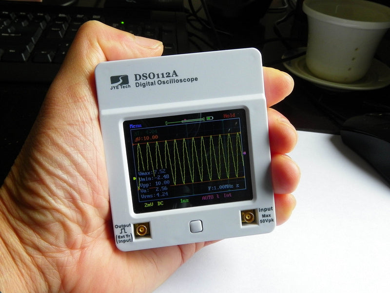 JYETech DSO Coral Pocket Battery-Powered Oscilloscope w/Color Touch Display (DSO112A)