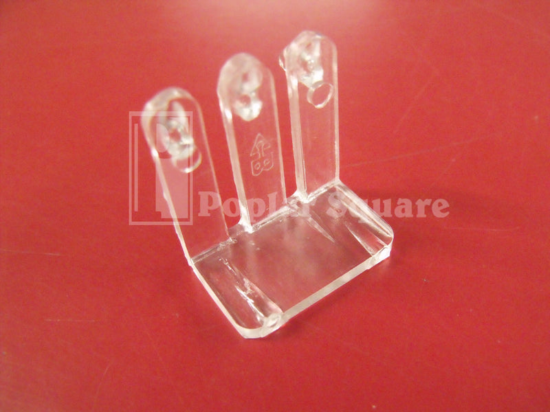 Clear Plastic False Front Clips #1931CL (4 Clips) 4 Clips