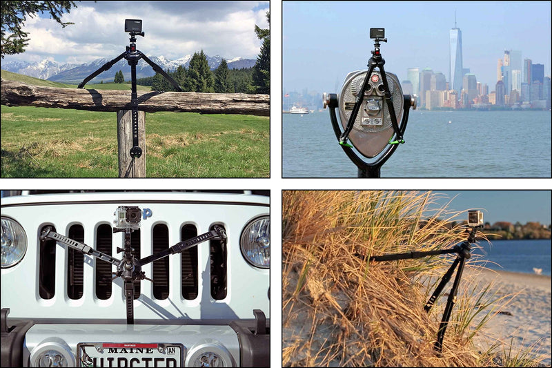 Pakpod Packable Tripod for Mirrorless, DSLR, GoPro, Smartphone & VR 360 Cameras - World's Most Versatile Camera Mount