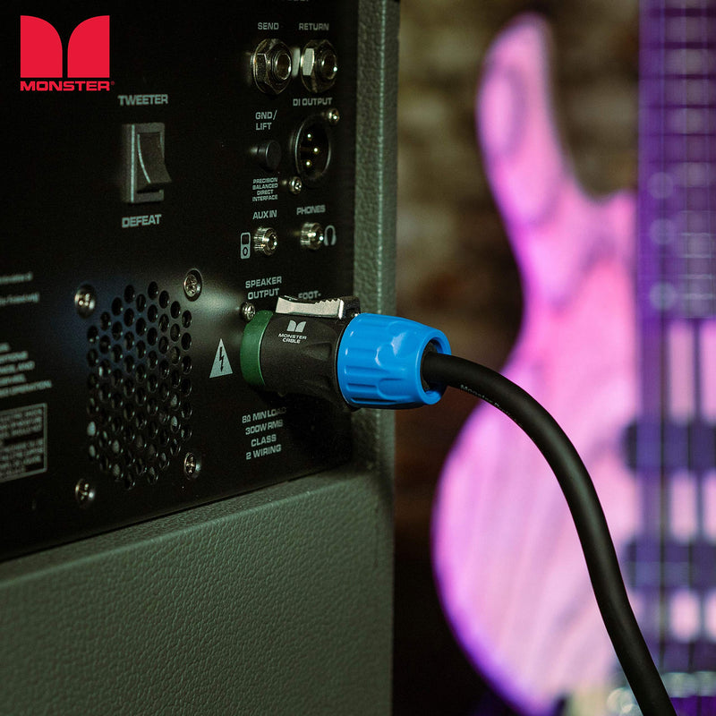 [AUSTRALIA] - Monster Prolink Performer 600 Speaker Cable with Speak-on Connectors - Speak-on Plugs, 6 feet 6ft. - Speak-On plugs 