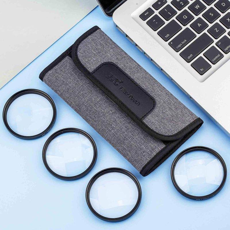 67mm Macro Close-Up Filter Set (+2 +4 +8 +10) Macro Filter Accessory with Filter Pouch for Canon EOS R RP R6 with RF 24-105mm F4-7.1 is STM Lens/Canon 90D 80D with EF-S 18-135mm f/3.5-5.6 is USM Lens 67mm