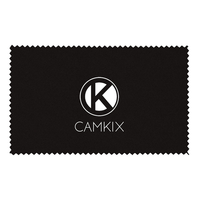 CamKix Lens Cap Keeper Bundle for Any SLR or DSLR Camera - Including 20 Lens Cap Holders - 2 Microfiber Cleaning Cloths - Great Accessories for Photographers